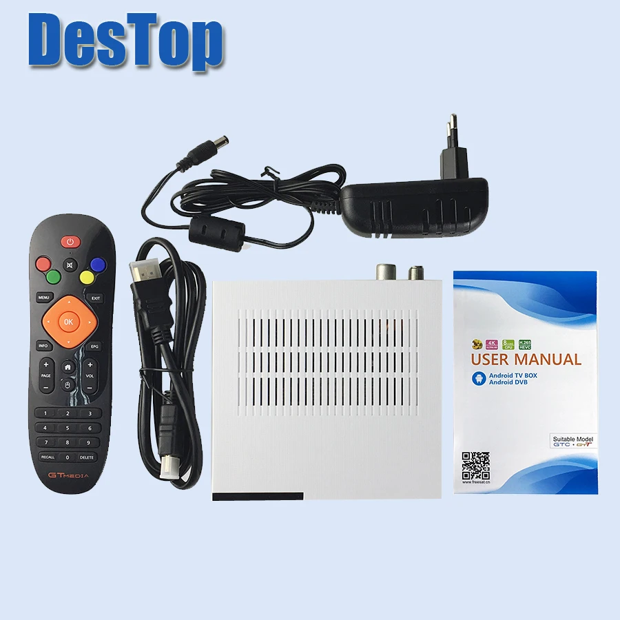 Приемник Freesat GTC для спутниковой связи внешний свет Стандартная логика S905D android 6 0