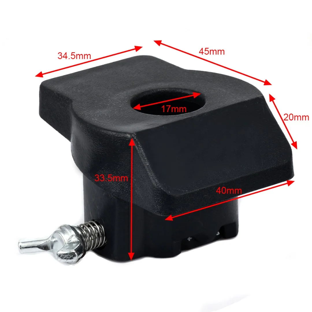 1pc Black Sanding Grinding Guide Attachment Drill Locator Positioner Rotary Tool Accessories Mayitr Mayitr