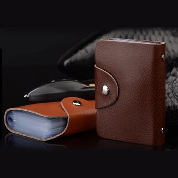 

Fashion Function Card Case Business Card Holder Men Women Credit Passport Card Bag ID Passport Card Large Capacity newest