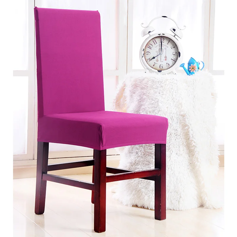 

Removable Chair Cover Solid color Stretch Elastic Slipcovers Restaurant For Weddings Banquet Folding Hotel Chair Covering ZYT-04