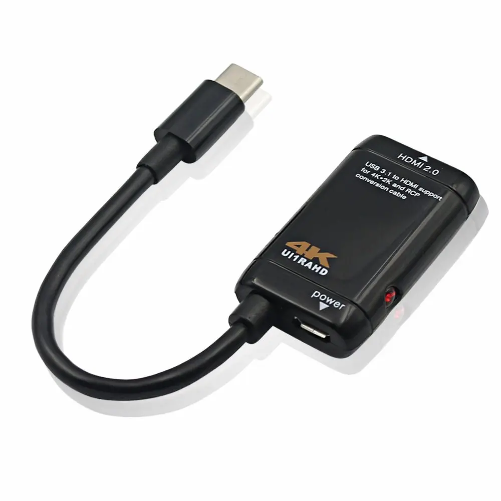 USB 3.1 Type C To MHL HDMI Adapter Cable Cord 4K / 2K / 1080P Male To ...
