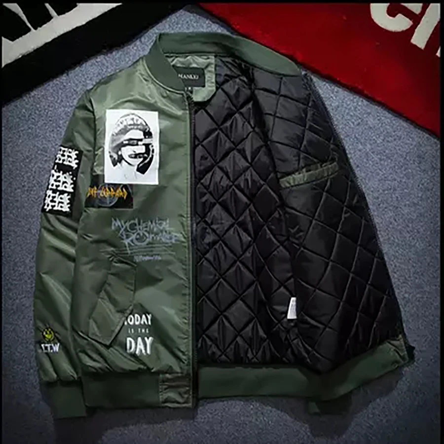 5xl 50nx10 Thick Negro Militar Nuevo 2019 Chaqueta Thick Green Hop Y Streetwear Bombardero Hip Invierno black Para Abrigo Hombre Béisbol green Chaquetas De Abrigos Thick Cazadoras Thin red red Thin Hombres rqYxRrA