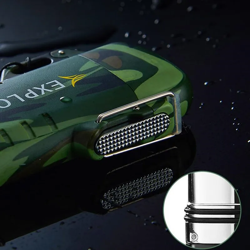 USB зарядка двойная дуговая Зажигалка Водонепроницаемая плазменная Зажигалка для спорта на открытом воздухе кемпинг ветрозащитные беспламенные зажигалки