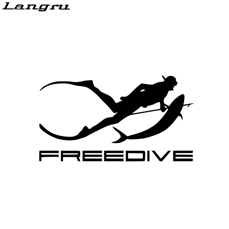 Langru Freediving Fishing Fashion Decoration стикер для автомобиля виниловая наклейка стайлинга Jdm |