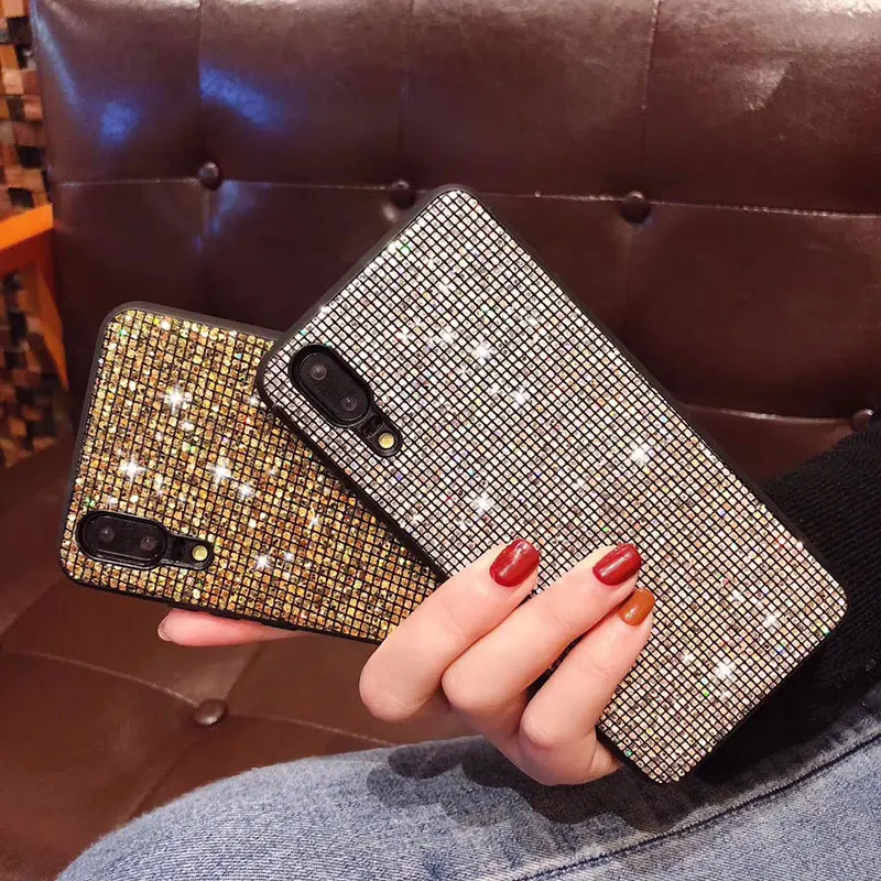 Блестящий чехол для Huawei P30 Pro Mate 20 P10 P20 Lite Nova 4 3i P Smart Plus Honor 8X 9i 10 lite мягкий
