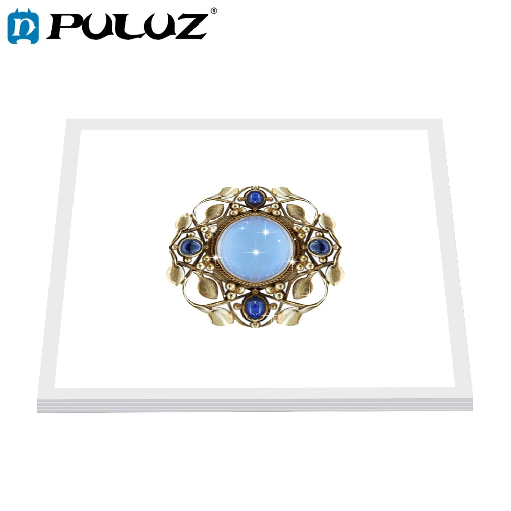 

PULUZ Mini 22.5 LED Photography Shadowless Bottom Light Lamp Panel Pad Photo Studio Softbox Bottom Light for 20cm lightboxs