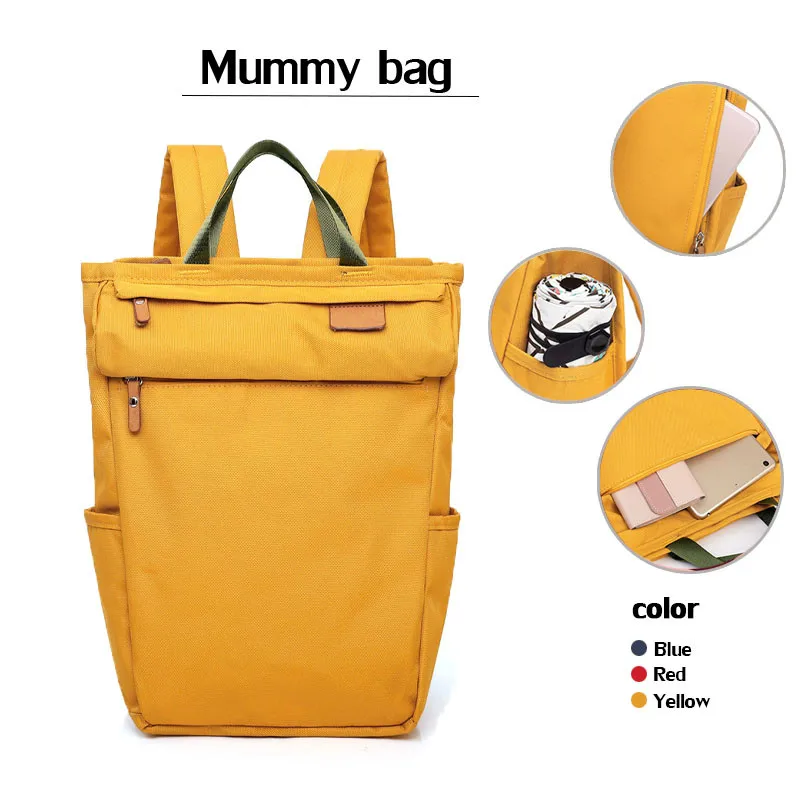

Mother Bags 2019 New Recreational Large Capacity Nylon Travel Care Bag Waterproof Diaper Bag