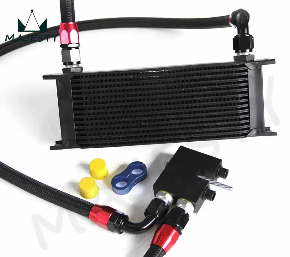 BRITISH TYPE OIL COOLER KIT 15 ROW FIT FOR BMW N54 ENGINE TWIN TURBO