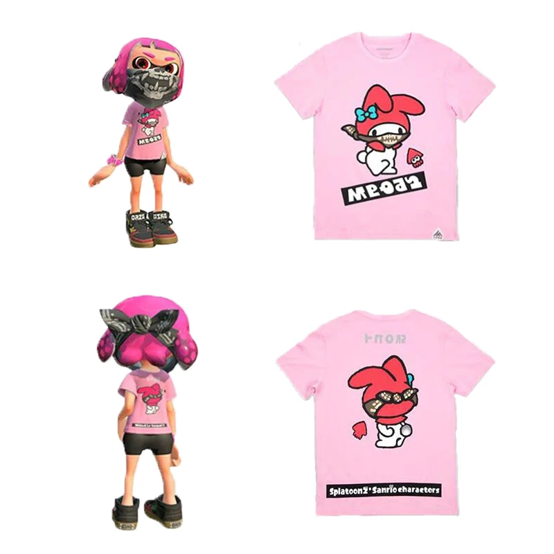 8 Styles Capsule Rubber Key Chain Collection Splatoon 2 Sanrio Squids