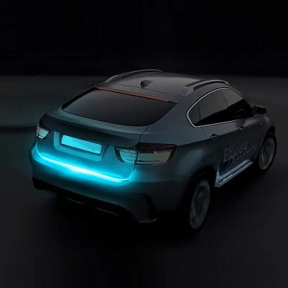 

Car Tail Turn Signal Amber Flow Led Strip Trunk Tail Light Ice Blue LED DRL Daytime Running RED Brake Parking Lamp Auto Styling