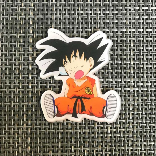 10 pièces/ensemble Anime Dragon Ball Badge Son Goku Bulma Pilaf personnages  acrylique broche dessin animé Souvenir anniversaire cadeau drop-ship -  AliExpress Bijoux et Accessoires