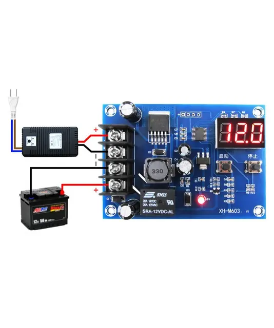 Low Voltage Disconnect Module LVD Digital Display On Off Relay Charge