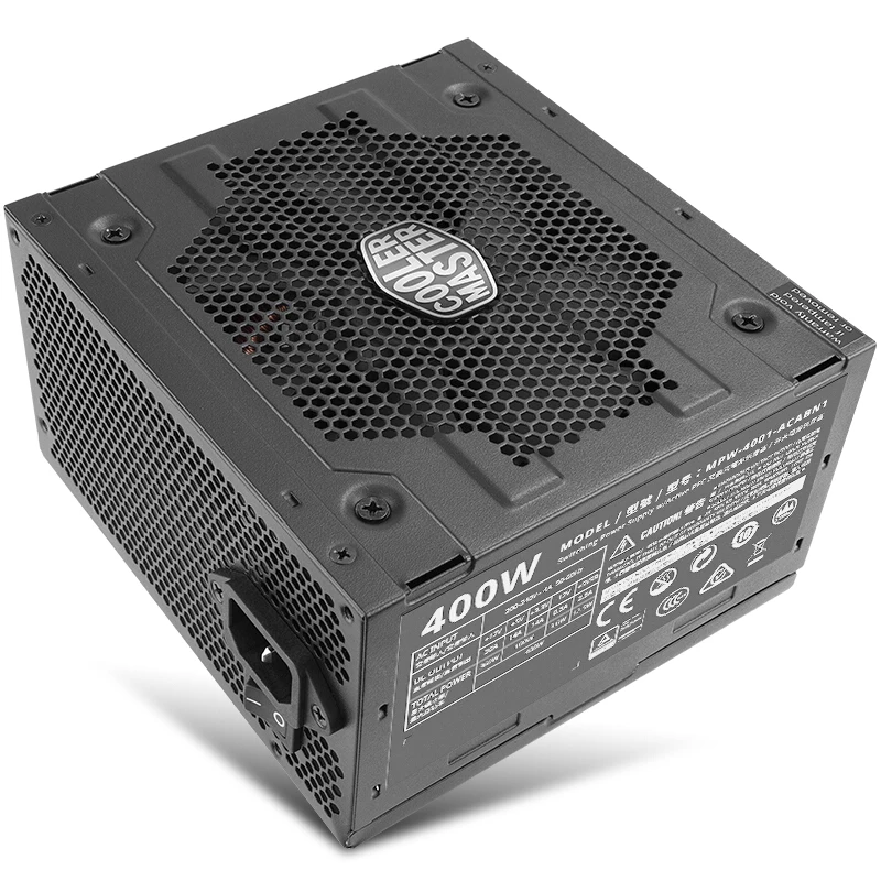 برودة ماستر PC PSU وحدة إمداد الطاقة للكمبيوتر تصنيف 400 W 400 واط 12 سنتيمتر مروحة 12 V ATX PC إمدادات الطاقة PFC actice ل عبة مكتب