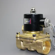 1 1/", 2", AC220V, DC12V/24 V закрытый электромагнитный клапан пневматический клапан для воды, воздуха на дизельном топливе, керосине внутренний газа