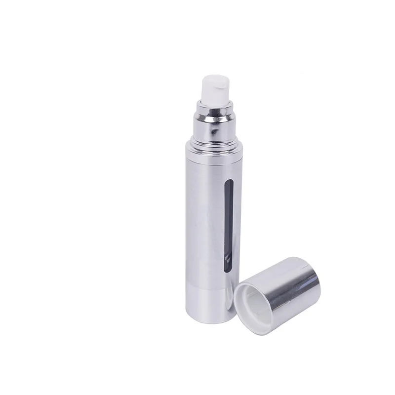 

20ML 30ML 50ML Luxury Gold Silver Empty Airless Pump bottles Mini Portable Vacuum Cosmetic Lotion Treatment Travel bottle