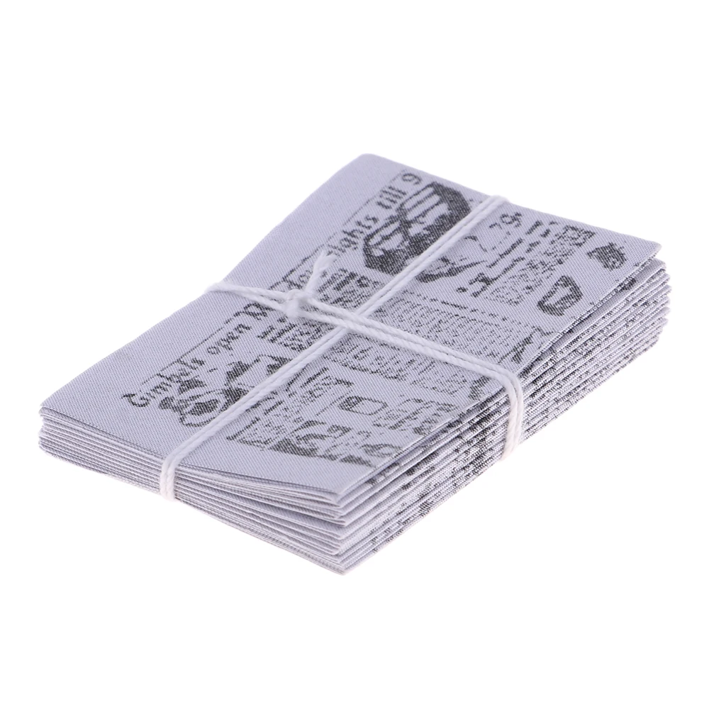 1Set 1/12 Dollhouse Miniature Newspaper Newsprint Model Room Bookshelf Decor
