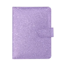 New Women RFID Passport Wallet Shining Leather Cover On the Passport Luxury Travel Passport Bag Female Card Passport Holder