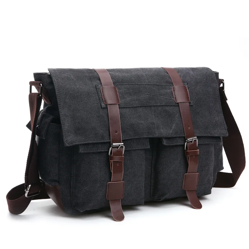 Vintage Men Messenger Bags Canvas Shoulder Bag Fashion Business Crossbody Bolsas Maleta Travel Handbag Sacoche Homme Marque Luxe Vintage Men Messenger Bags Canvas Shoulder Bag Fashion Business Crossbody Bolsas Maleta Travel Handbag Sacoche Homme Marque Luxe