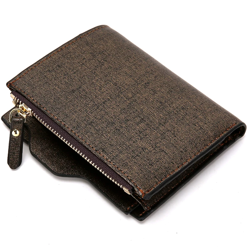  Hot Fashion Men Wallet with Coin Pocket Wallet ID Card holder Purse Clutch with zipper Men Wallet T