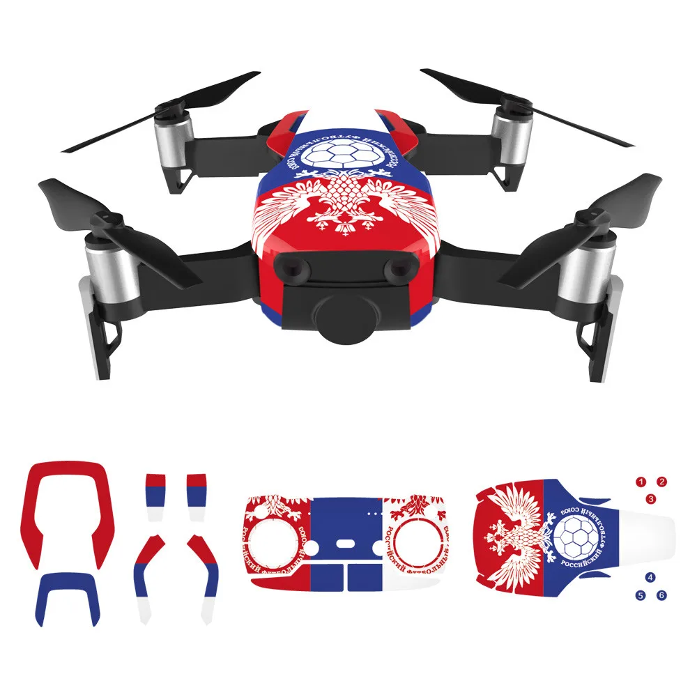 Football Game Theme 3M Waterproof Decal Skins Sticker Protector For DJI Mavic Air Country Drone Sticker QIY18 D3S