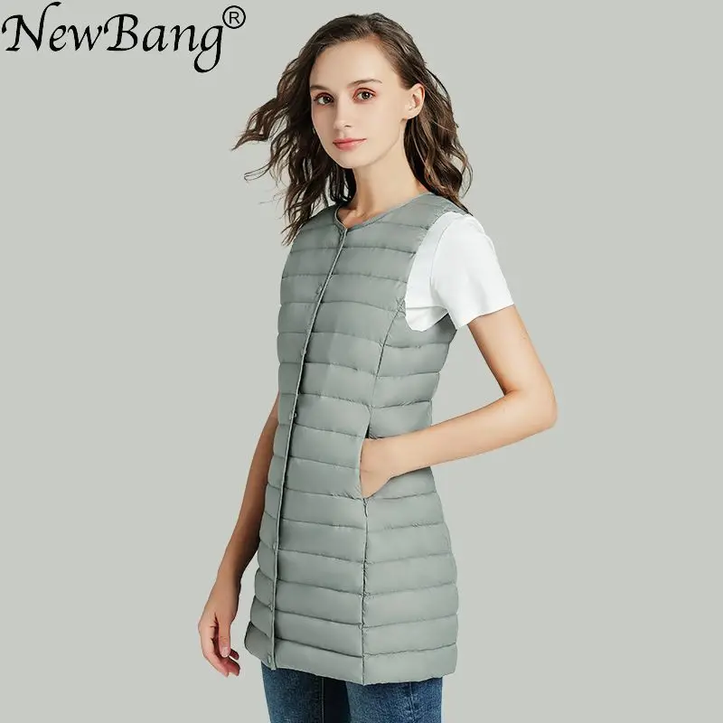 long vest without sleeves