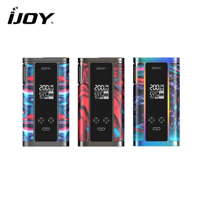 

Original IJOY CAPTAIN RESIN 200W CAPTAIN RESIN BOX MOD Vape Tank fit CAPTAIN RESIN Tank Electronic Cigarette