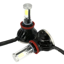 Kkmoon одна пара 40 Вт 4000lm H8/H9/H11/H16 вел Туман свет фар 12 В автомобиль обновления преобразования лампа луч комплект 6000 К белый