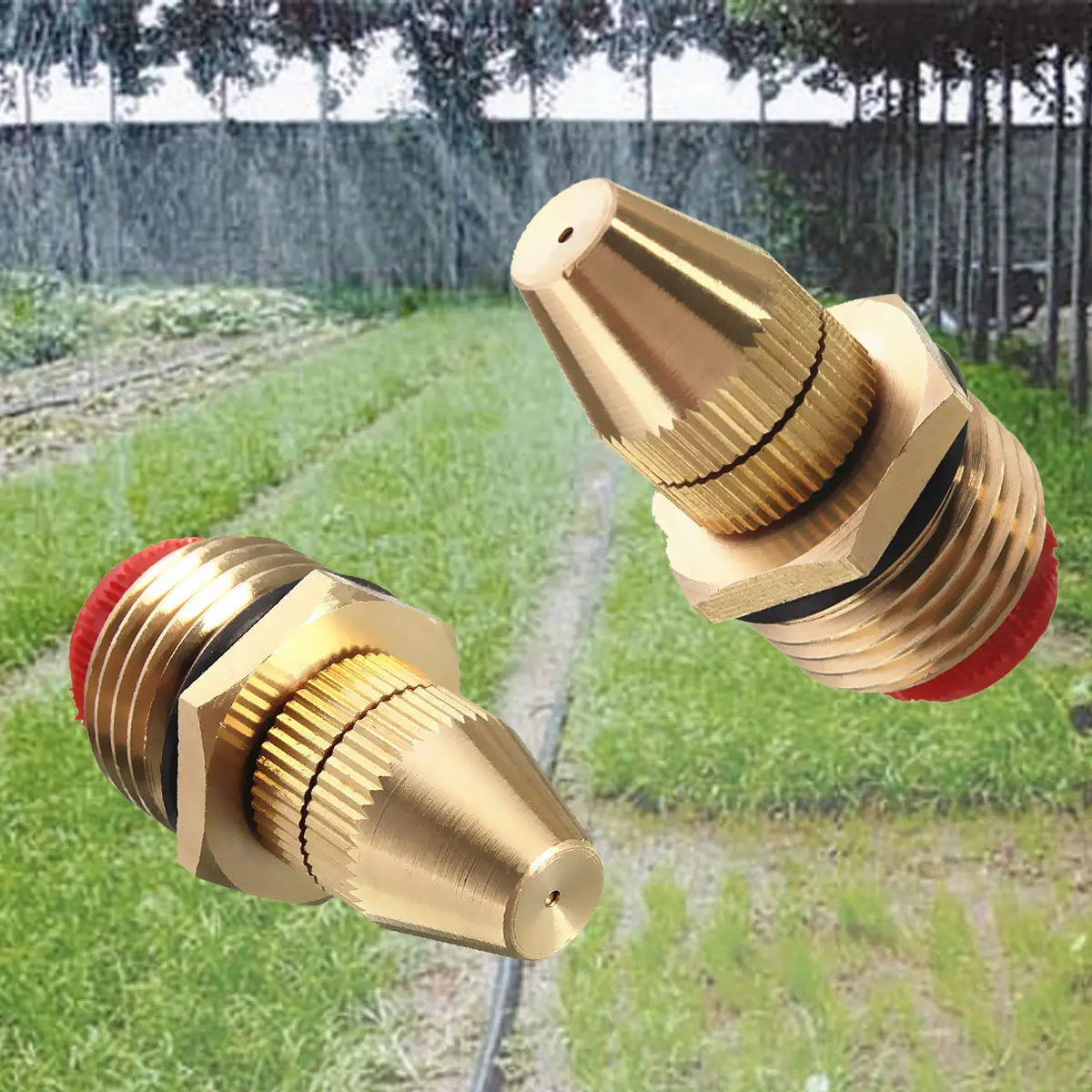 

Hot Adjustable Misting Nozzle Gardening Watering Brass Spray Sprinkler Sprayers