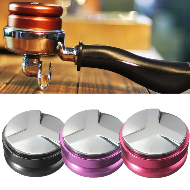

Adjustable Smart Coffee Tamper 58.5mm 304 stainless steel Three Angled Slopes Coffee Smart Powder Press