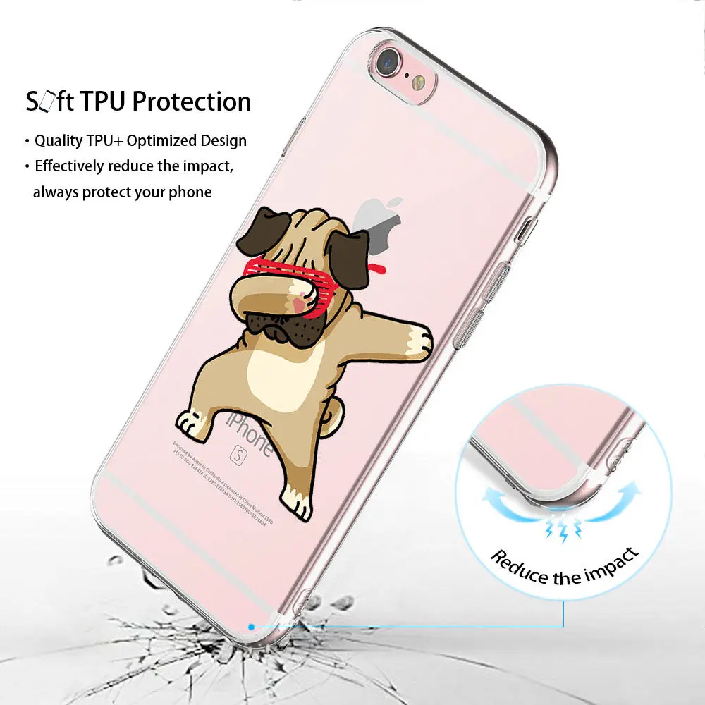 Cartoon Case For iPhone X 8 7 6 6S Plus 5 5S SE Case Silicone Cute Animal For fundas iPhone 6 6S 7 8 Plus Unicorn Cat Dog Covers