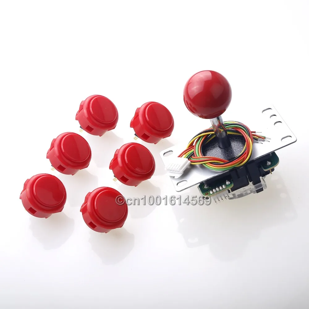 

Arcade Machine DIY Kits Parts USB Encoder To PC Games Sanwa Gamepads + 30mm Sanwa Arcade Buttons Cables To PC Game Controller