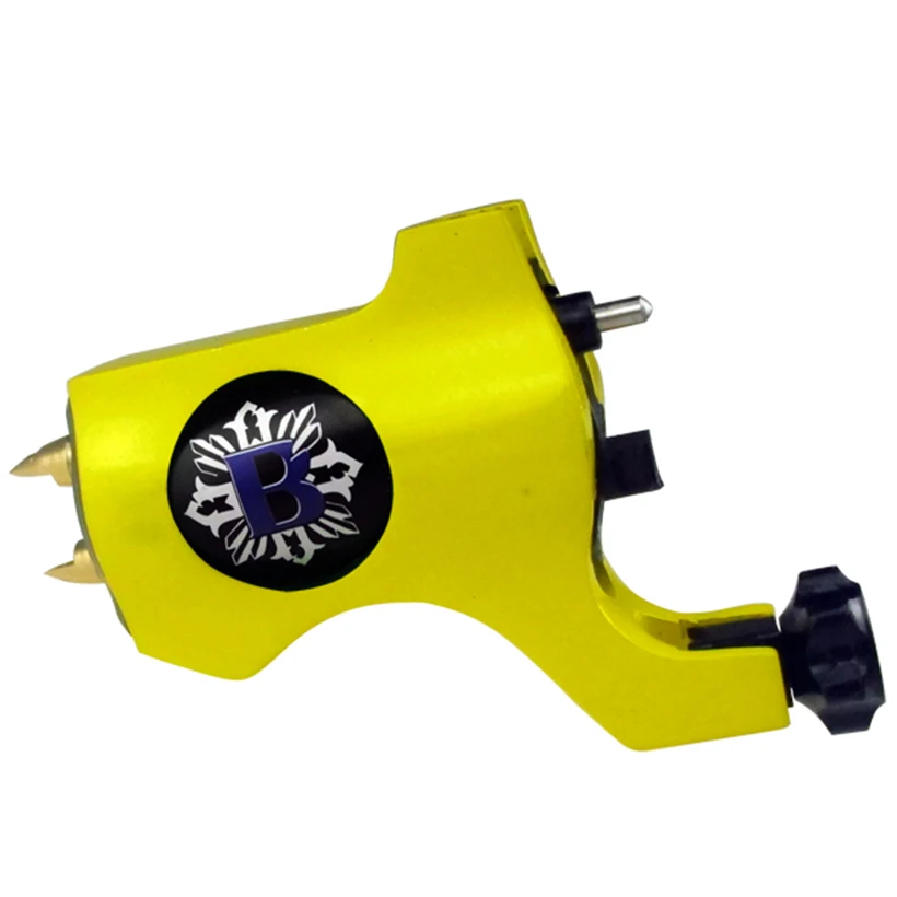 

Yellow Clip Cord Boss Bishop Rotary Tattoo Machine Facebook Gun Permanent Makeup Machine maquina de tatuagem tatuaje profesional