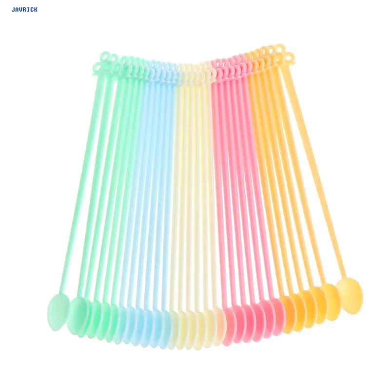 

JAVRICK 30pcs Mix Rod Spoon Epoxy Resin Tools Stick Plastic Muddler DIY Jewelry Making