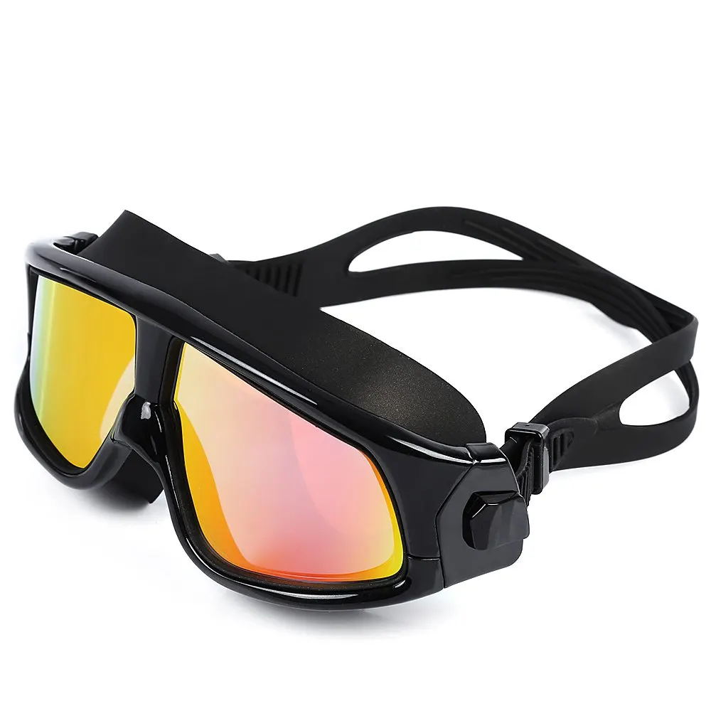 

Comfortable Silicone Large Anti-fogging UV Swim Diving Goggles Glasses with Big Frame Swim Mask Waterproof