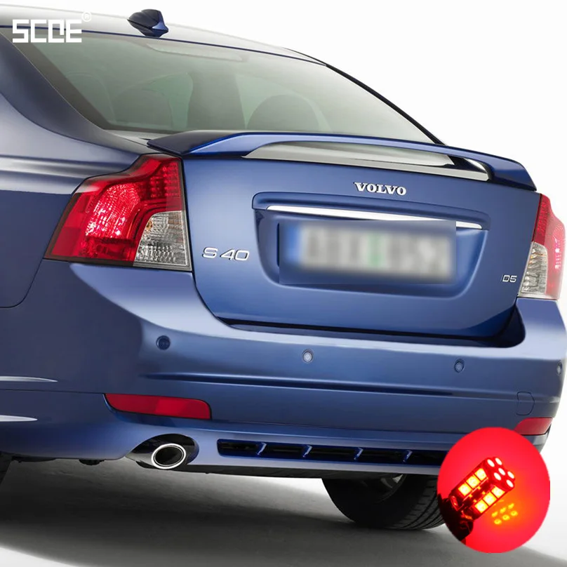 For Volvo S40 Ii S40 Iii S60 S60 Ii S80 S80 Ii Scoe 2x 60smd Led Brake stop parking Rear tail Bulb light Source Car Styling Signal Lamp