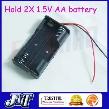 

F01951 Hold 2x 1.5V 2A AA Cell Power Battery holder / box / case ,For Light / Telephone / Electronic Toy etc + FS
