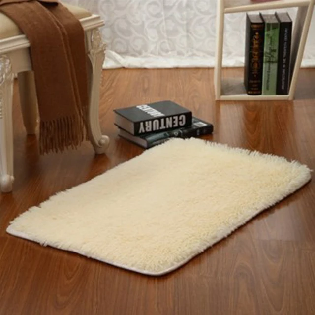 2017 Small Size Doormat 40x60cm Rug Bathroom Carpet 2017 Small Size Doormat 40x60cm Rug Bathroom Carpet Machine Made Decoration White Yellow