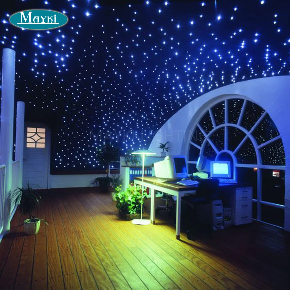 14724 30 De Réductionmaykit Cree Puce Led 10 W Scintillant Fiber Optique émetteur étoile Ciel Plafond Avec 420 Autocollant Fibre Câble Pour Amour