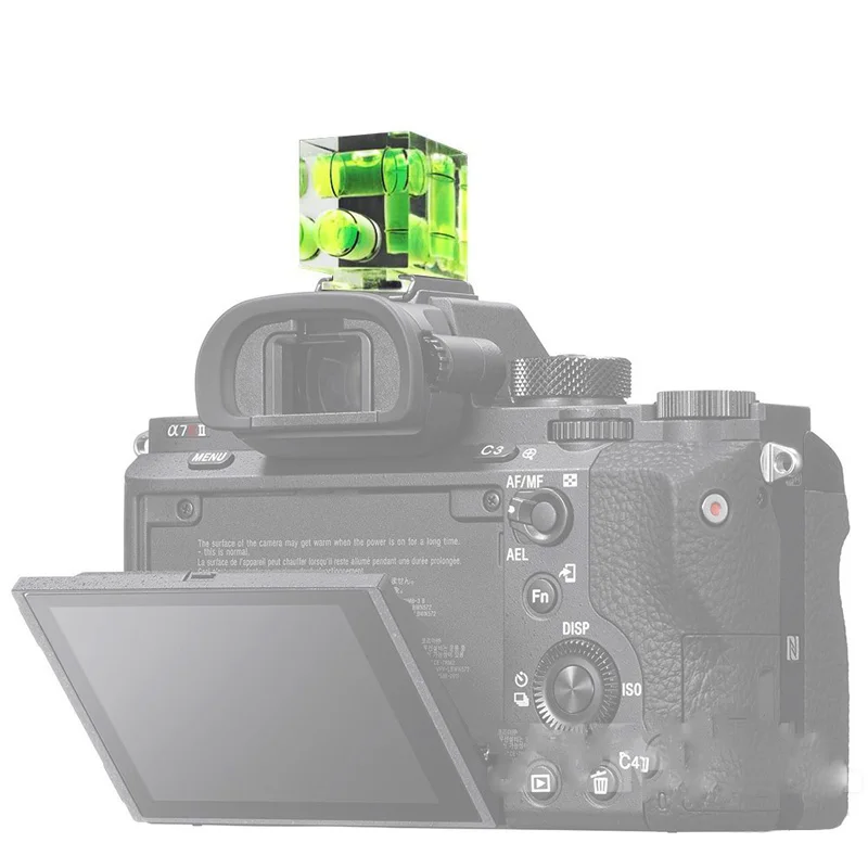 LANBEIKA Универсальный 3/2 осевой Горячий башмак фиксированный пузырьковый спиртовой уровень 3D спиртовой уровень для Canon/Nikon/Pentax/sony DSLR SLR фотографии