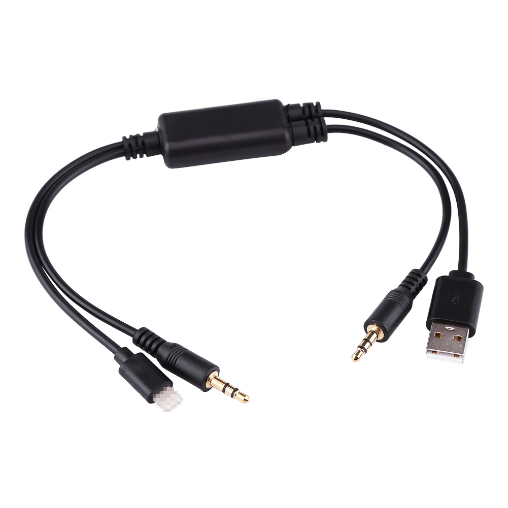 

SOONHUA Car Adapter Cable Car USB 3.5MM AUX Adapter Interface Cables For BMW MINI Cooper Core
