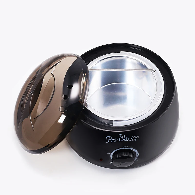 Hair Removal Electric Wax Warmer Machine & Hair Removal Machine Heater with Beans Papers Applicator Sticks Waxing Kit Set