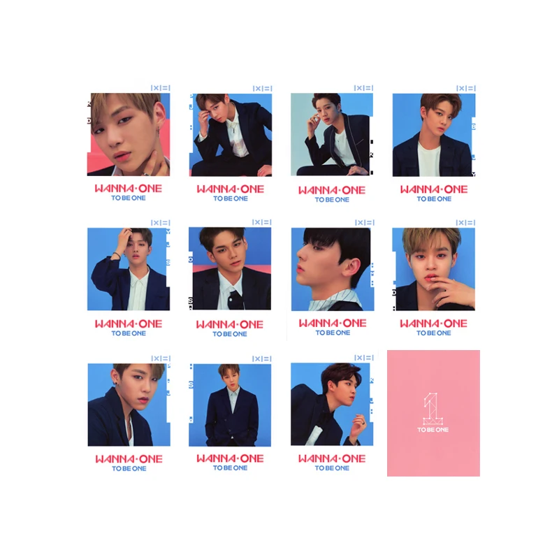 

KPOP WANNA ONE TO BE ONE Album Photo Card Hip Hop Self Made Paper Cards Autograph Photocard XK480
