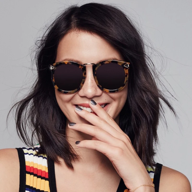 

JackJad 2017 New Fashion Women Oversized Round Frame Arrowed Sunglasses Style Brand Design Sun Glasses Oculos De Sol Feminino