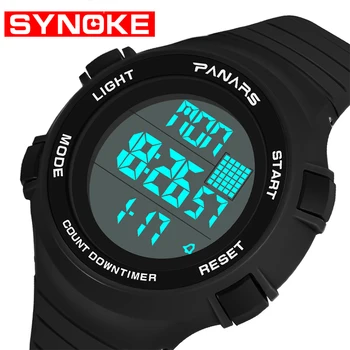 

PANARS Mens Watches Fitness Waterproof Wristwatches for Swimming Diving Digital Watch Countdown Men Alarm Clock Relogios 8106