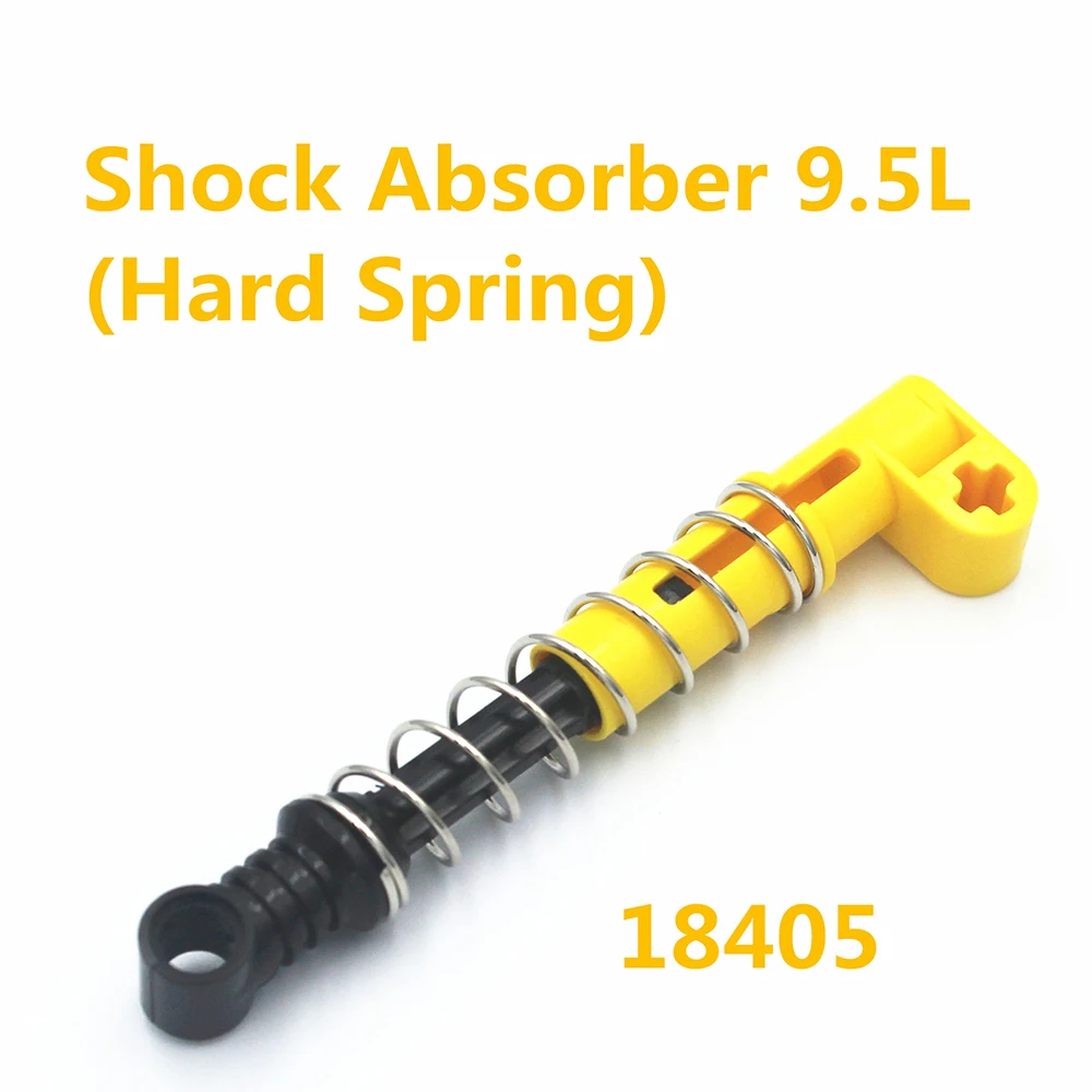 Self-Locking Bricks MOC Building Blocks Technic Technic 4 colors Brick Shock Absorber 9.5L (Hard Spring) compatible with Lego Self-Locking Bricks MOC Building Blocks Technic Technic 4 colors Brick Shock Absorber 9.5L (Hard Spring) compatible with Lego