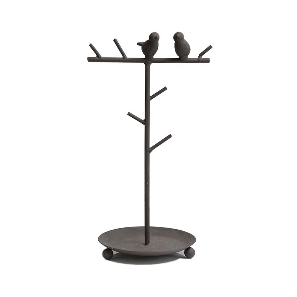 Скандинавский кованый держатель для кружек креативная ретро полка хранения птиц