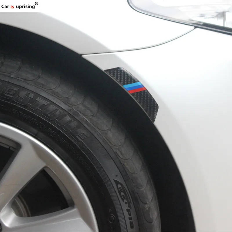 1 set Car Fender Flares Arch Wheel Eyebrow Protector/mudguards Sticker