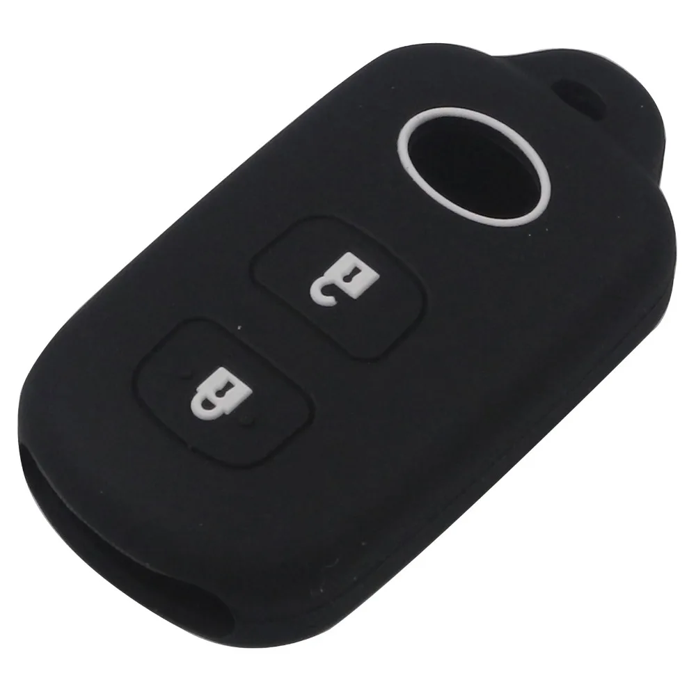 Jingyuqin 2 + Panic 3 кнопки силиконовый чехол для ключей Fob Toyota Camry Solara Avalon RAV4 Prius Celica