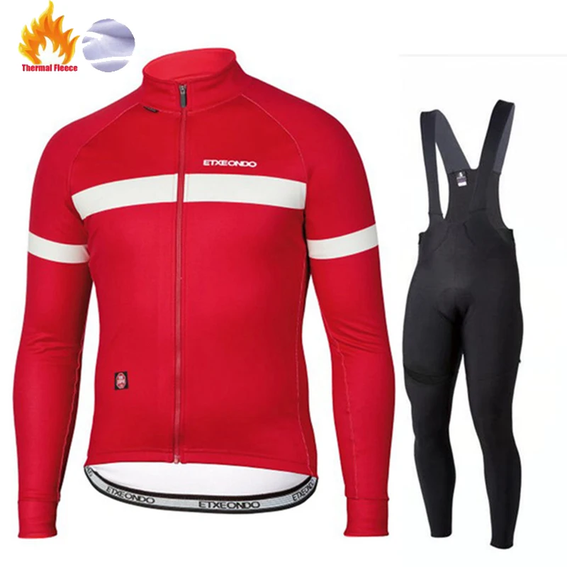 

2019 etxeondo ciclismo Cycling Jersey set long Sleeve winter cycling clothing uniforme ciclismo Quick Dry ciclismo ropa hombre