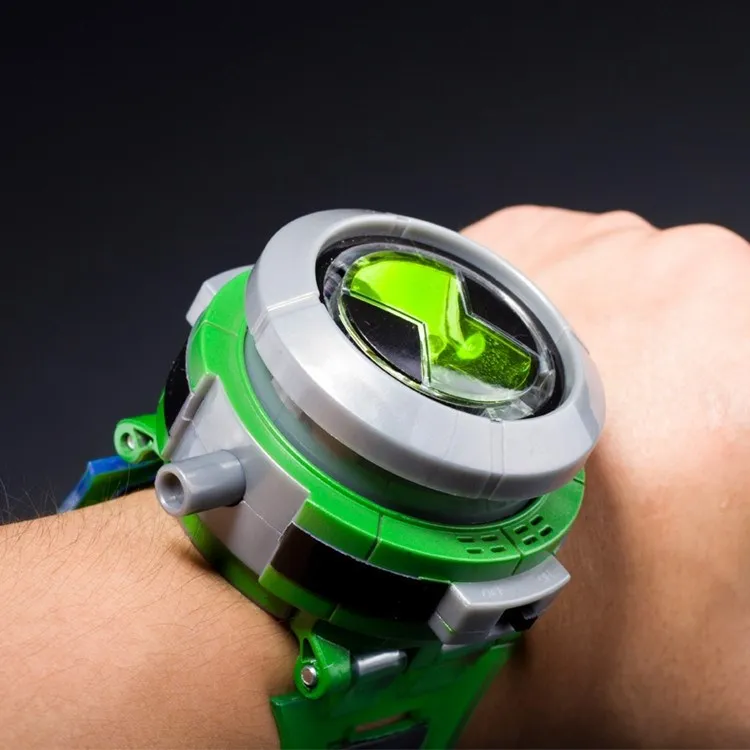 Ben 10 Ultimate Omnitrix часы Стиль Дети проектор часы Япония подлинные Ben10 часы игрушки наручные часы